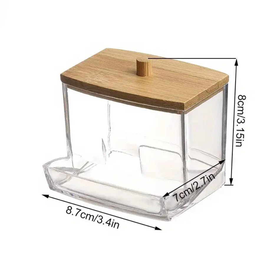 Acrylic Cotton Holder Organizer