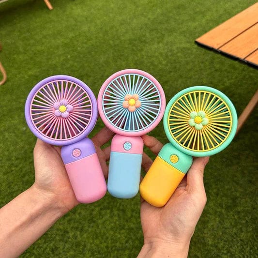 Portable Flower Hand Fan