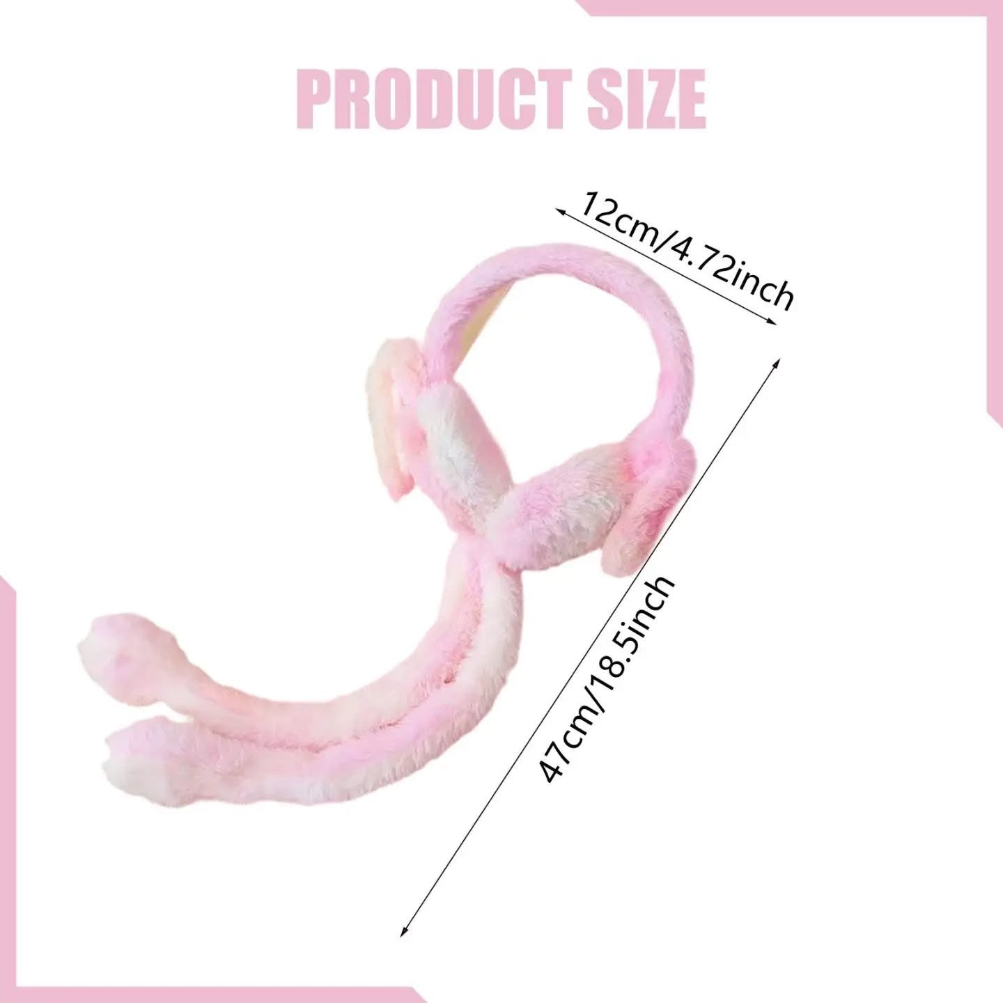 Kids Winter Moving Bunny Earmuffs