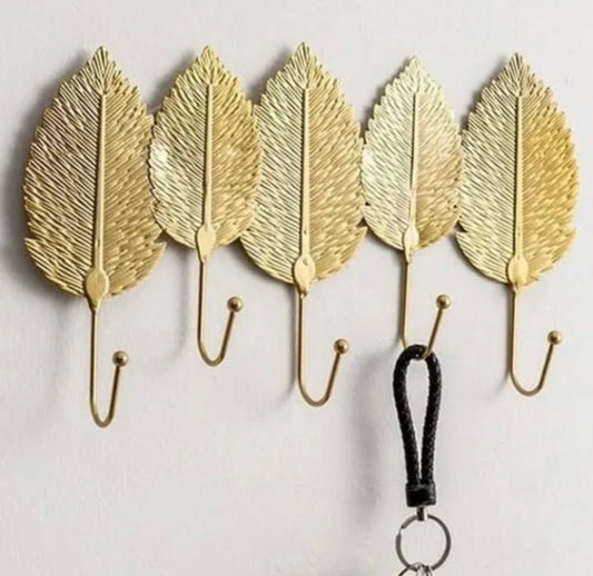 Metal Leaf Design Key Holder