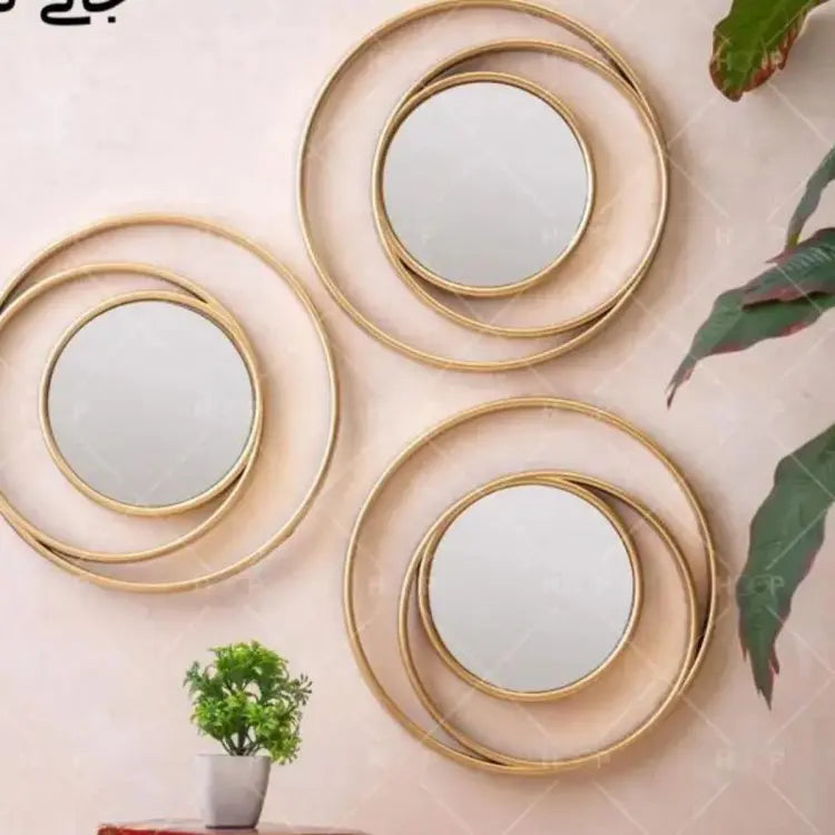 3 Pcs Spiral Wall Decor Motifs