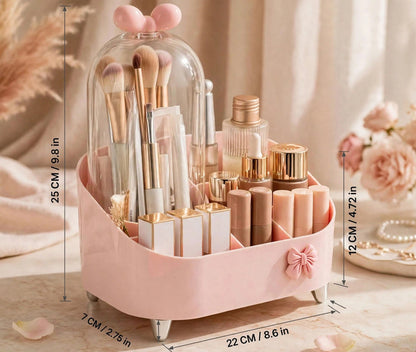Bow Design Brush Holder with Tray