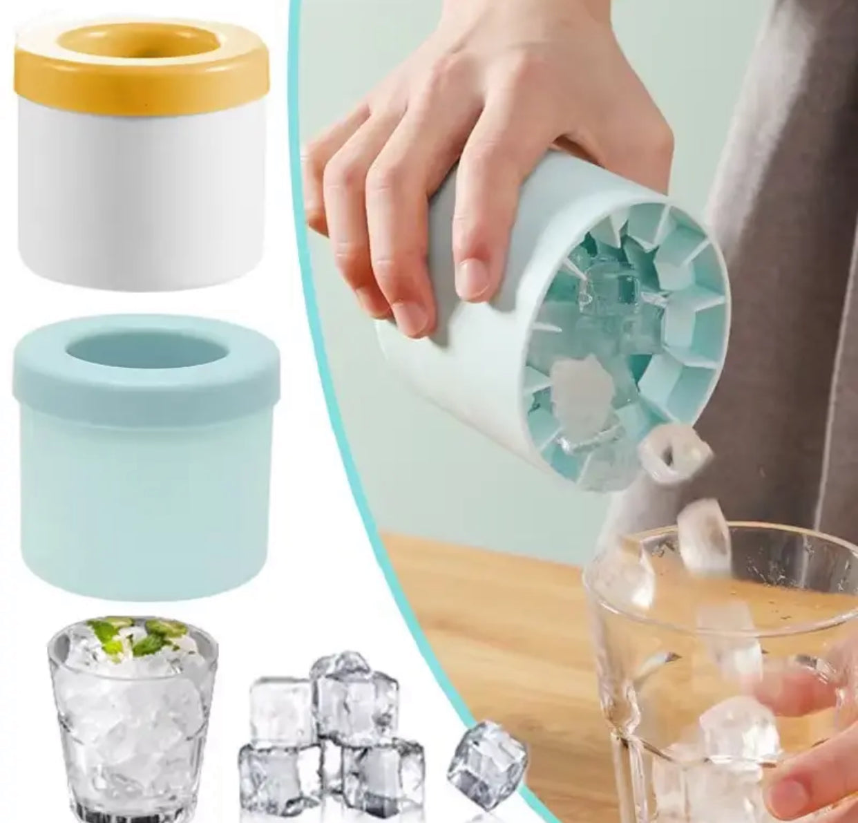 Silicone Ice Bucket Mold Maker