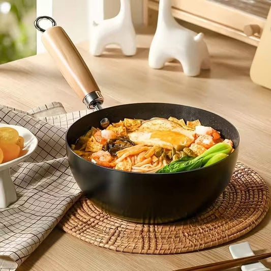 Non stick Pan with Wooden Handle