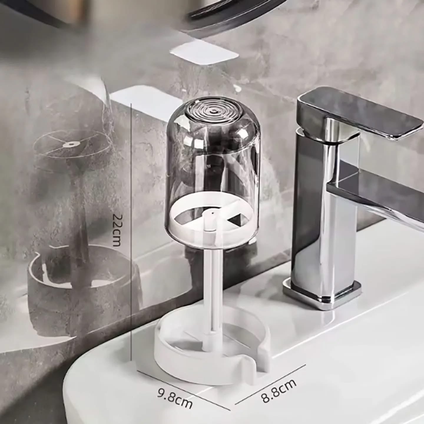 Toothbrush Holder Organizer with Cap