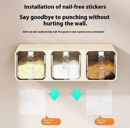 Wall Mounted 3 Layer Spice Rack