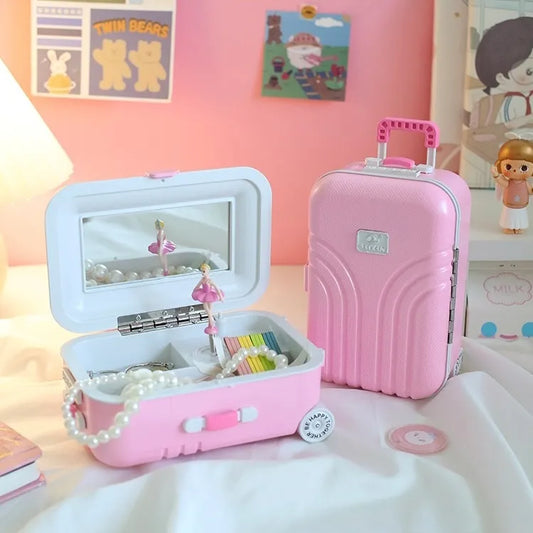 Suitcase Trolley Jewellery Organizer