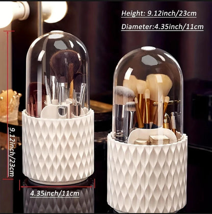 Rotating Diamond Design Brush Holder