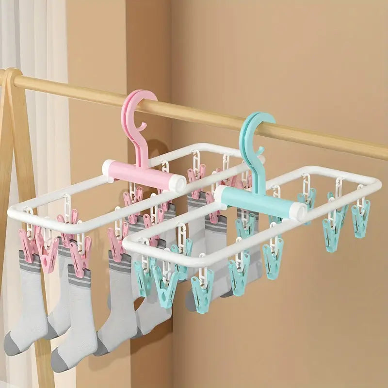 Foldable Multifunctional Clothes Hanger