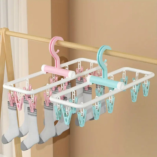 Foldable Multifunctional Clothes Hanger