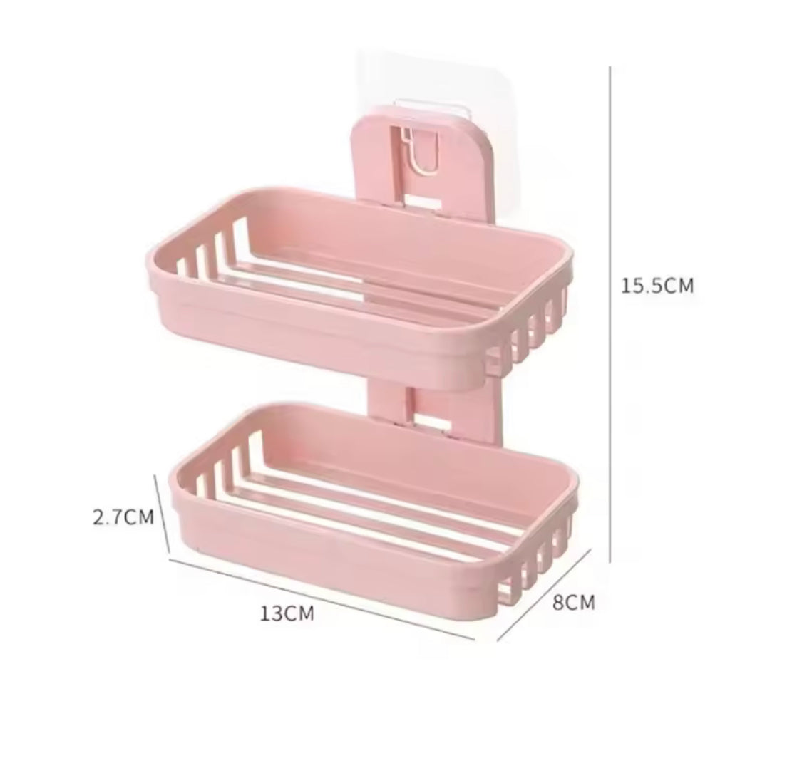 Double layer Wall Soap Dish