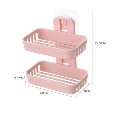 Double layer Wall Soap Dish