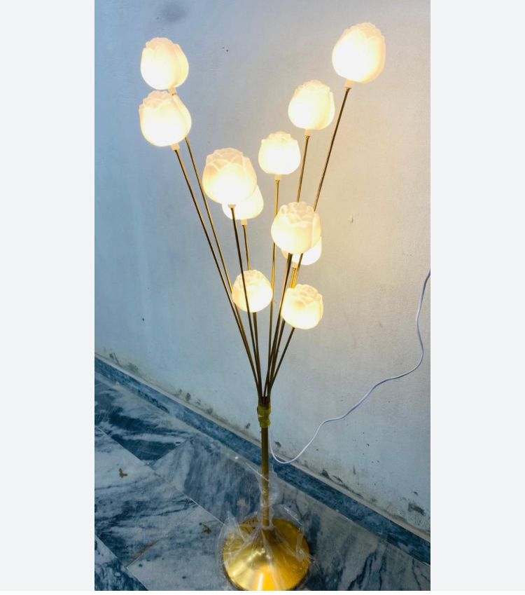 Led Flower Corner Floor Lamp For Home Decor