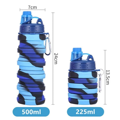 500ml Silicone Foldable Water Bottle