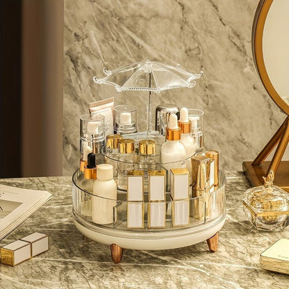 360 Rotation Acrylic Makeup Organizer