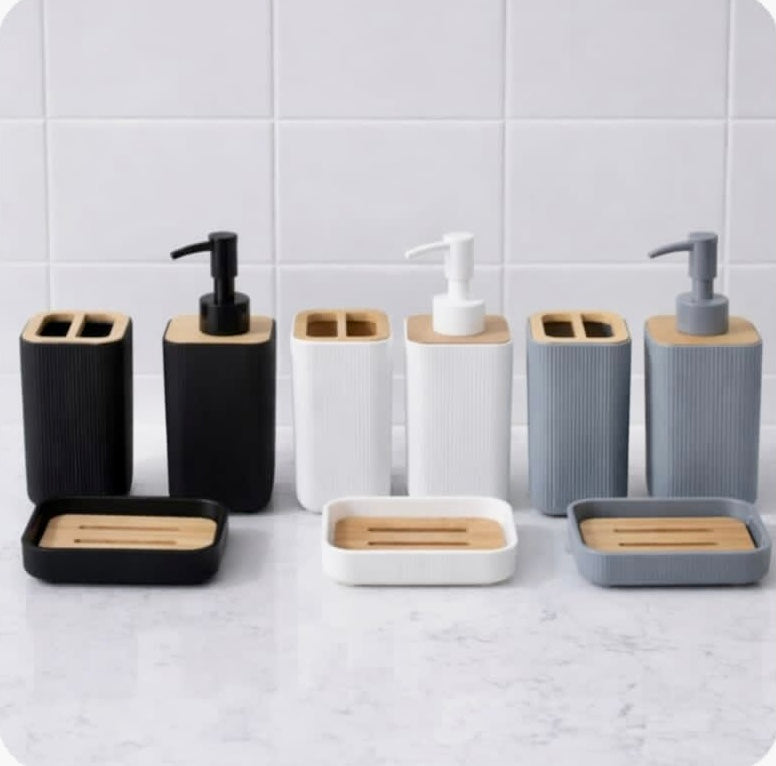 3 Pcs Square Bathroom Set