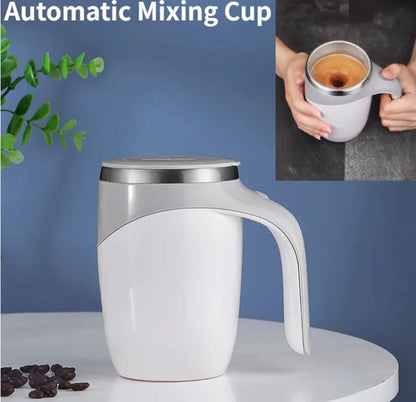 Self Stiring Steel Coffee Mug