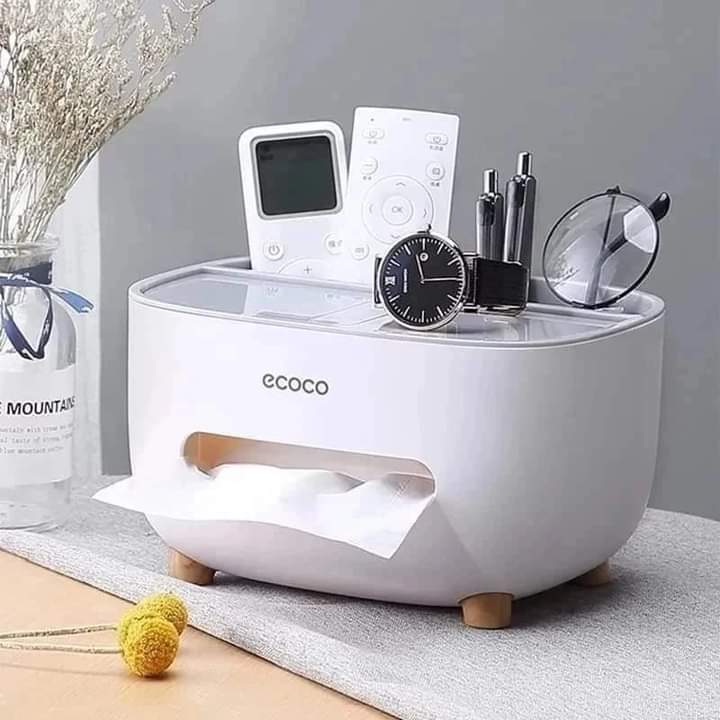 Tissue Box with Storage Holder