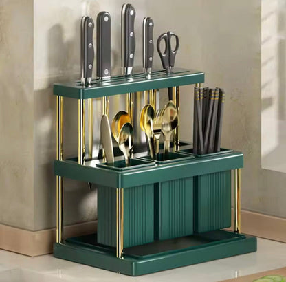 Kitchen Cutlery Rack with Holder