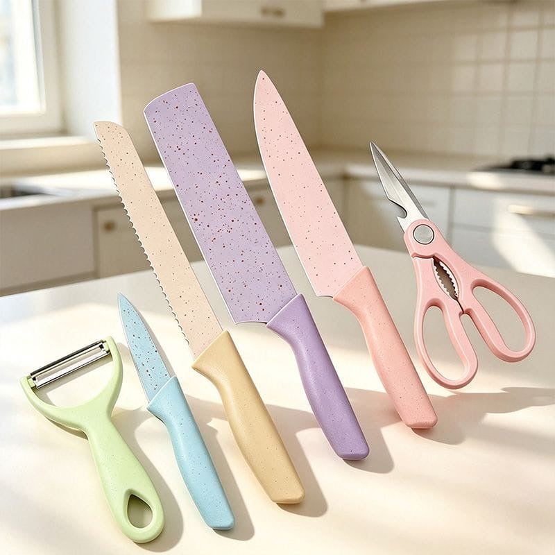 6 Pcs Colourful Kitchen Set