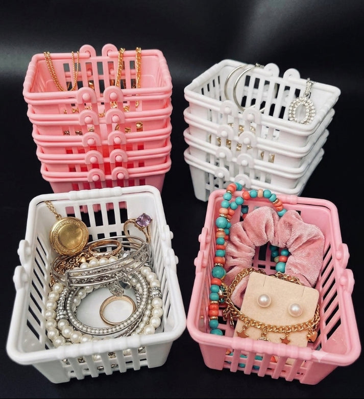 Multifunctional Mini Pink Baskets