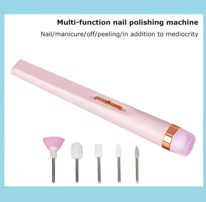 Nails Manicure Rechargeable Machine with Tools