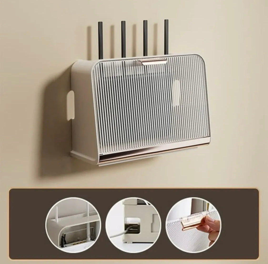 Wall-Mounted Wifi Cabinet Storage Box