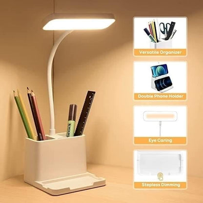 Led Study Table Lamp with Storage Holder