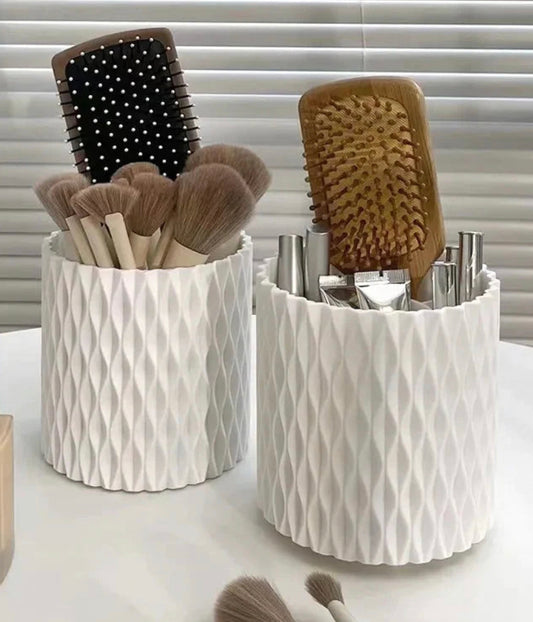 360 Rotation Makeup Brushes Holder