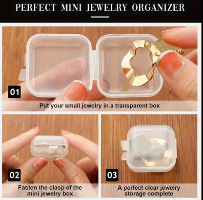 10 Pcs Mini Jewellery Containers