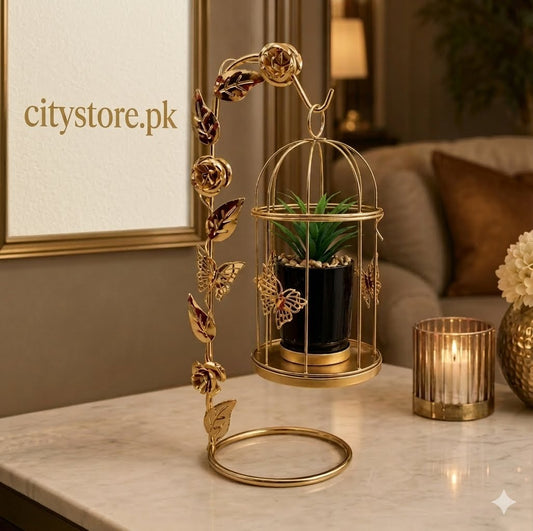 Cage Hanging Metal Plant Holder