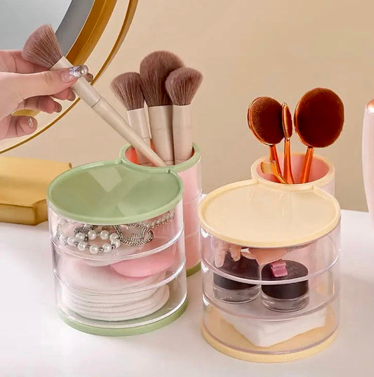 2 in 1 Jewellery and Brushes Organizer