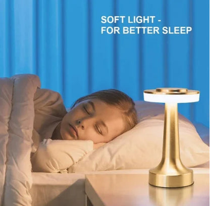 Full Metal Body Unique Design Night Touch Lamp 3Modes Light Best Quality