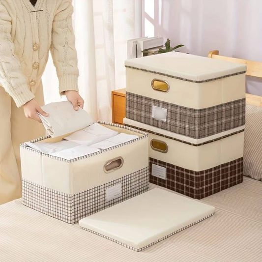 Clothes Storage Box with Cover Lid
