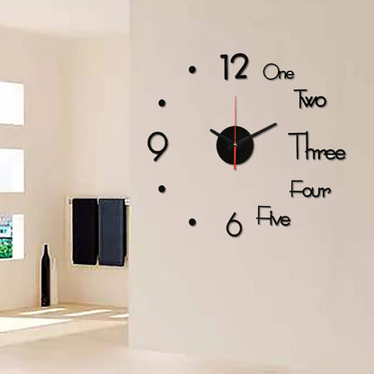 Modern 3D Acrylic Wall Clock for home decoration