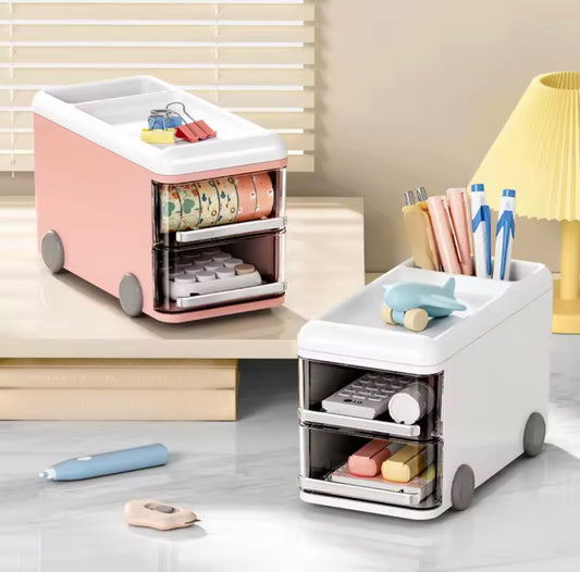 Bus Stationary Holder with Drawers