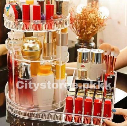 Acrylic Rotating Makeup Organizer