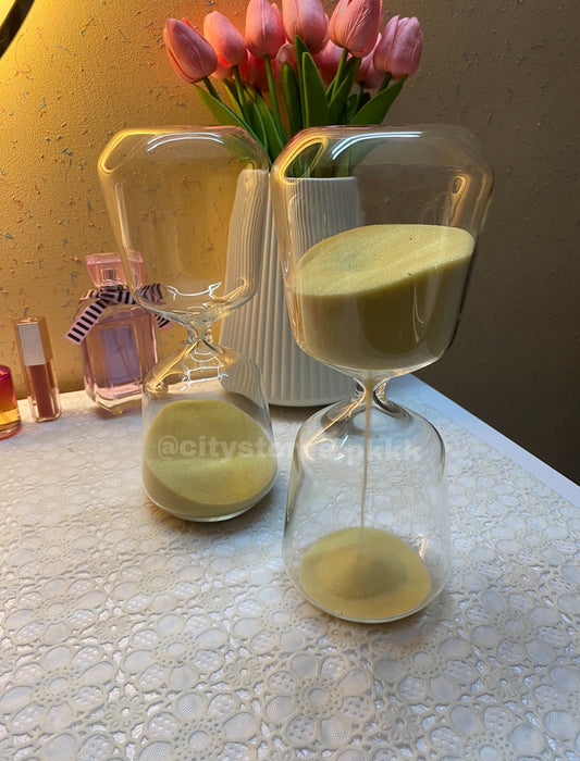 1 pc Glass Sand Timer for Home Decoration