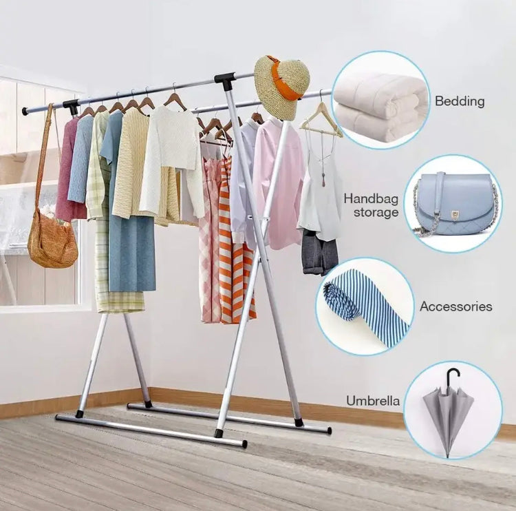 Metal Iron Clothes Rack Stand