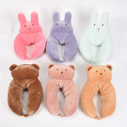 Teddy Bear U-Shaped Neck Pillow Best for Travelling