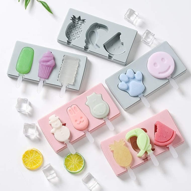Silicone Icecream Mould for Kids (Random shapes)