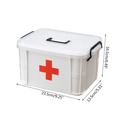 Double Layer Medicine Storage Box