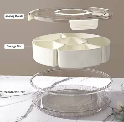 3 Layer Rotation Food Storage Box