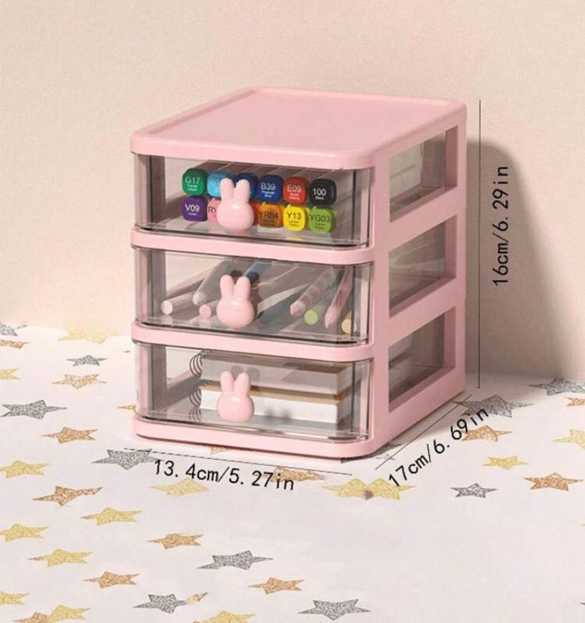 3 Layer Multipurpose Acrylic Drawer Organizer