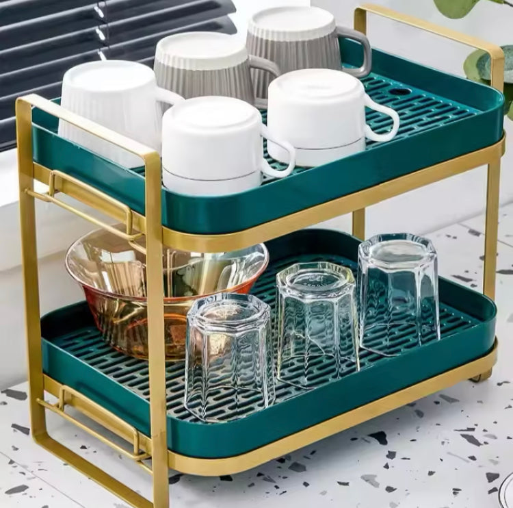 2 Layer Drainer Drying Rack