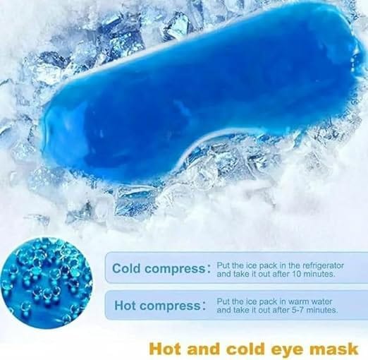 Sleeping Eye Mask with Cooling Ice Bag.