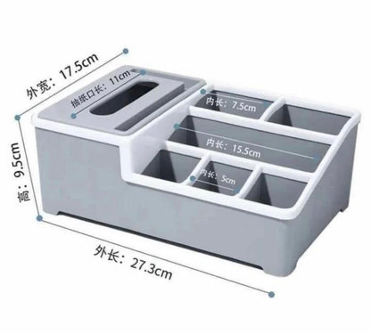 2 in 1 Multifunction Tissue+Storage Box Organizer