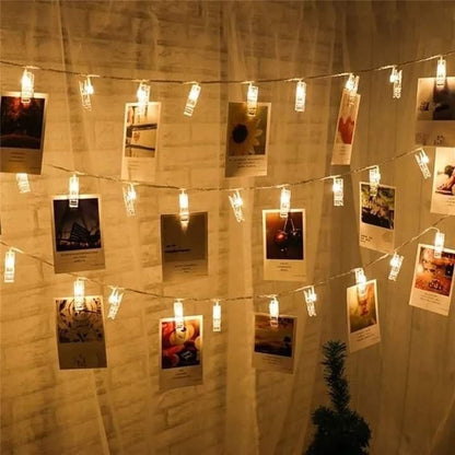 20 LED Photo Clip Holder String lights