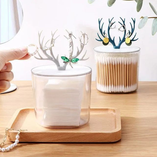 Deer Shape Cotton Buds Holder