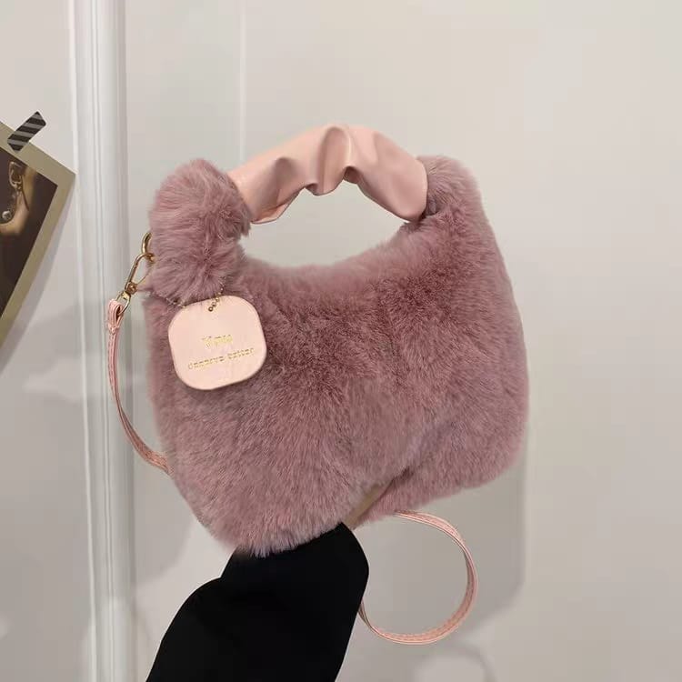 Fluffy Fur Trendy Crossbody Bag